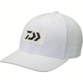 Daiwa D-VEC Rubber Patch Trucker Hat, White SKU - 626637
