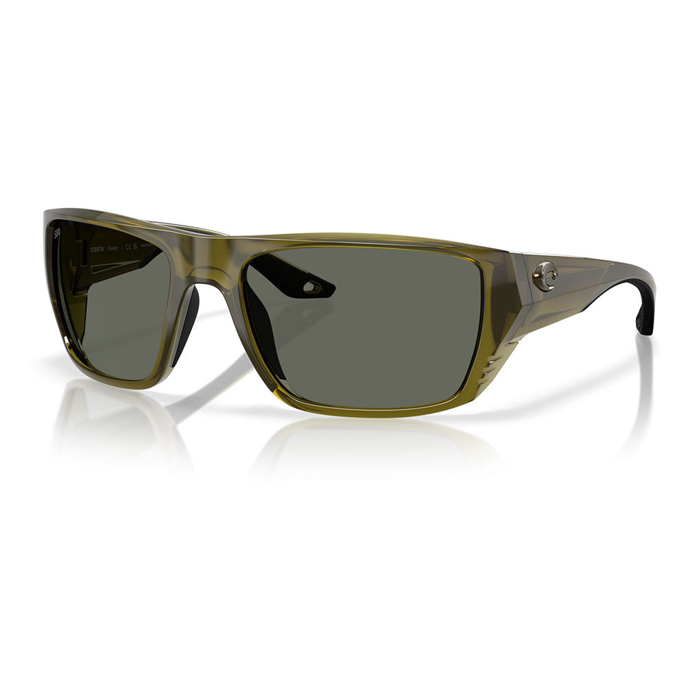 Costa Del Mar Finlet Polarized 911809 Men's Sunglasses Green Size 59