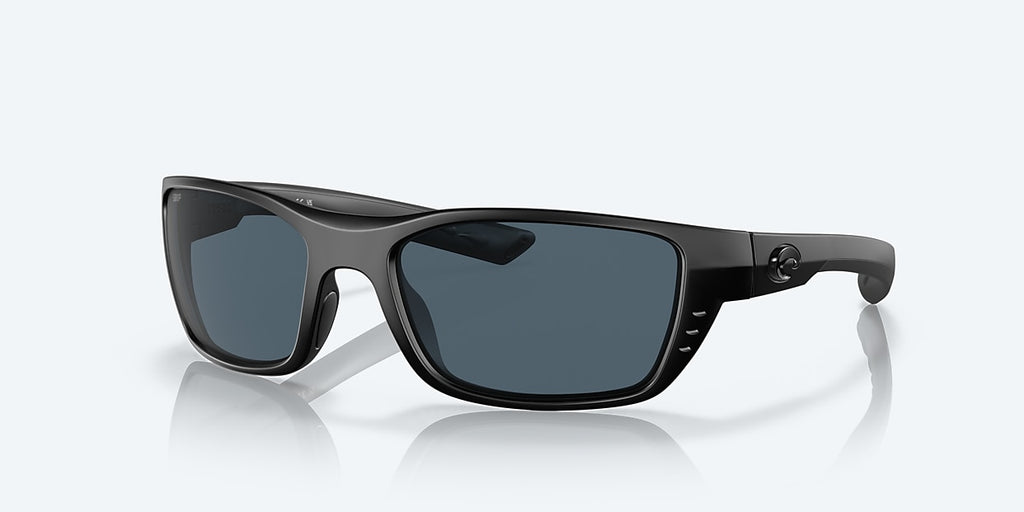 Costa Whitetip 580P Polarized Sunglasses, Blackout/Gray Lens
