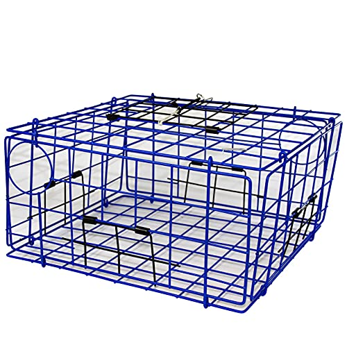 Promar Collapsible Blue Crab Trap - 21in X 17in X9in, TR-555BC