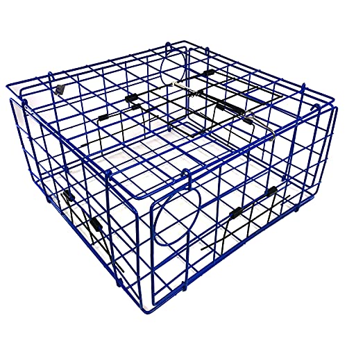Promar Collapsible Blue Crab Trap - 21in X 17in X9in, TR-555BC