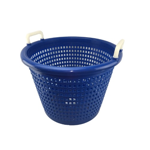 Joy Fish Fish Basket HD Blue Plastic Basket with Handles 40Lb Capacity, FISHBASKET-BLUE