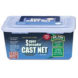 Gs1500 Ultra Spreader Cast Net Clear Mono Lead 38 Mesh 8'
