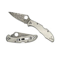 Spyderco Delica 4 Titanium Damascus Stainless Steel Knife One Size