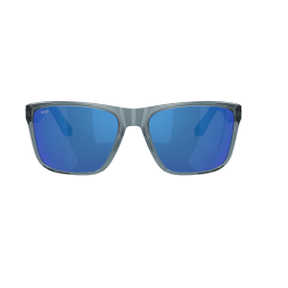 Costa Los Alijos 580P Polarized Sunglasses, in Translucent Deep Blue Frame/Blue Mirror Lens | by West Marine