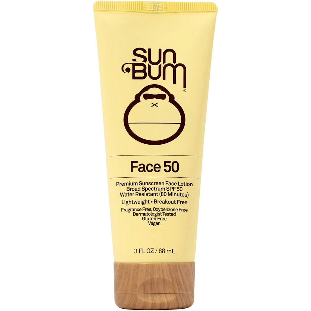 Sun Bum Sunscreen Face Lotion SPF 50, 3 Fl Oz