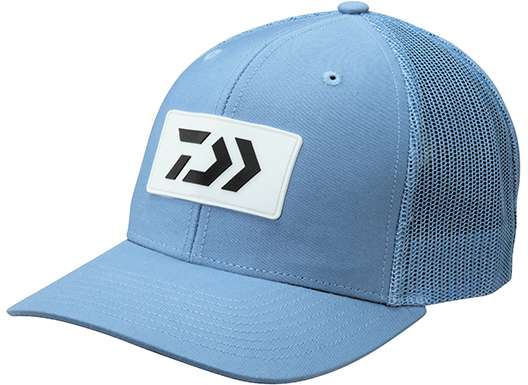 Daiwa D-Vec Rubber Logo Trucker Hat - Blue