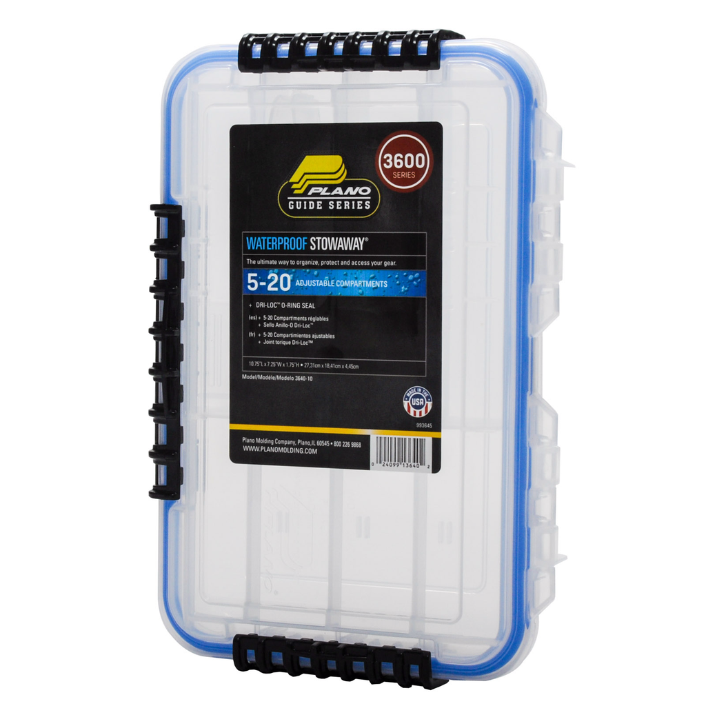 Plano 3600 Waterproof StowAway Utility Box for Fishing