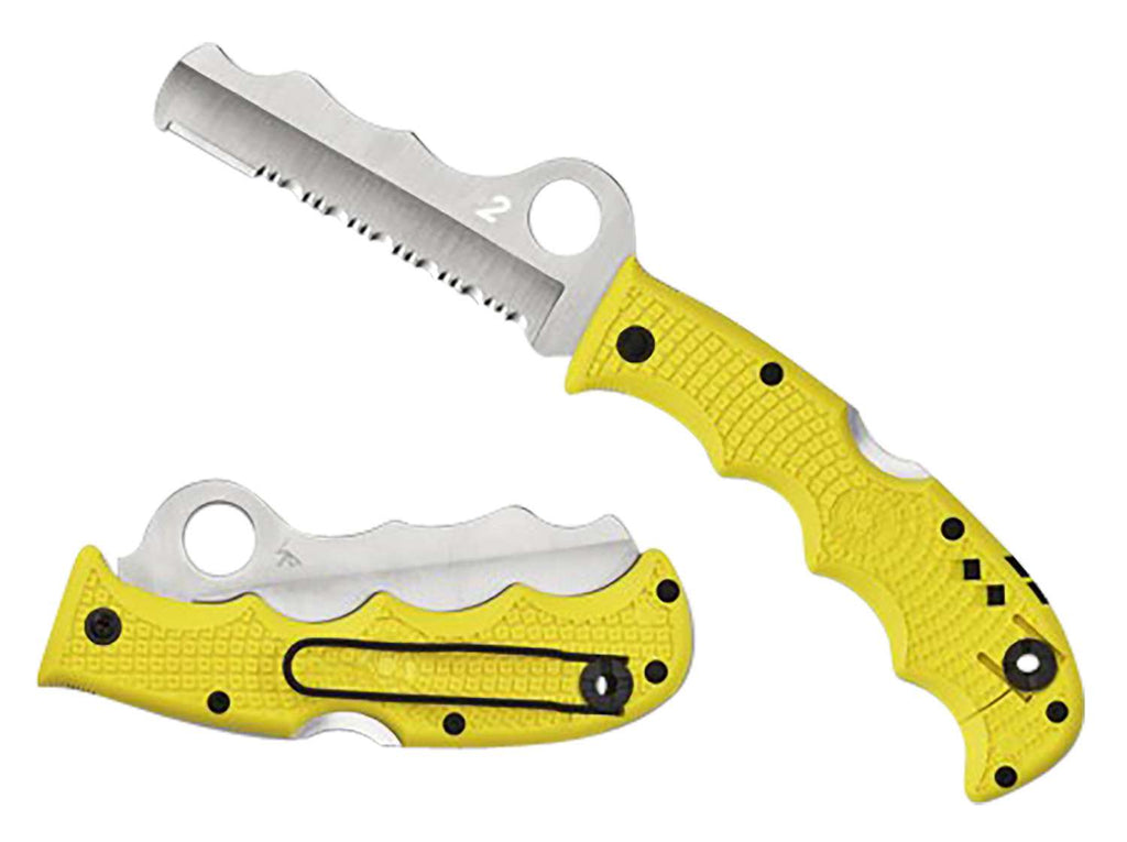 Spyderco Assist Salt FRN Yellow Steel