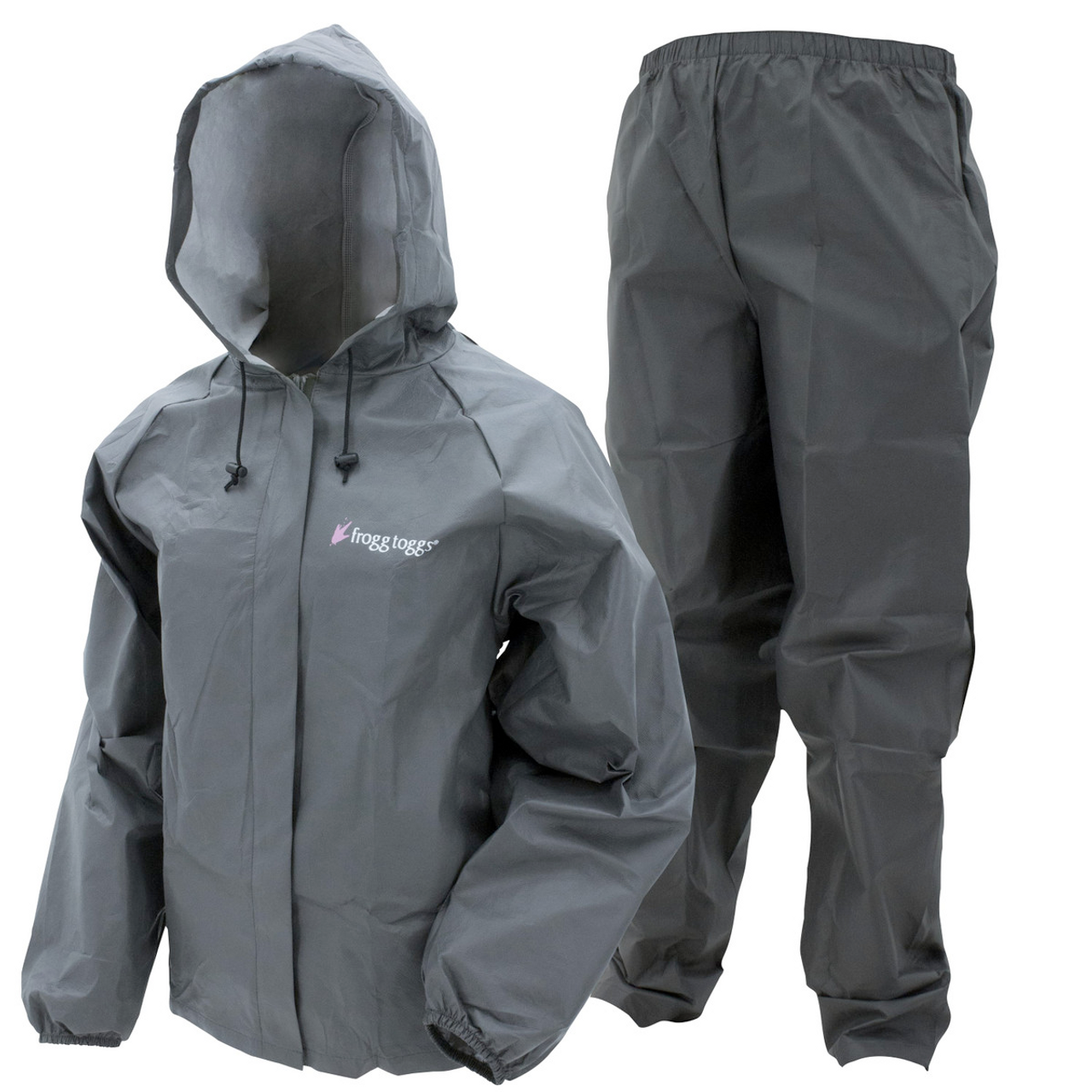 Women's Frogg Toggs Ultra-Lite2 Rain Suit Rain Jacket Medium Carbon Black