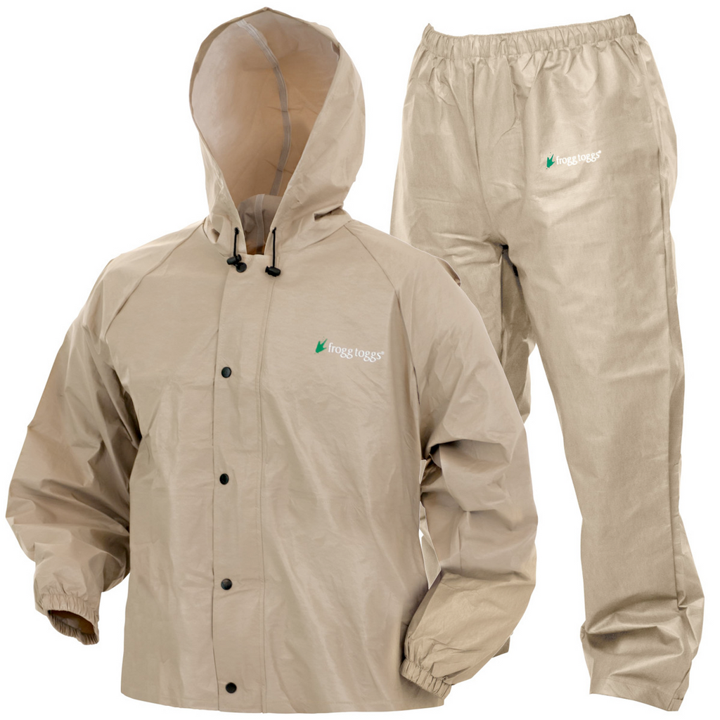 Frogg Toggs Pro Lite Suit Khaki, Size MD/LG