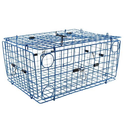 Promar Collapsible Blue Crab Trap - 21in X 17in X9in, TR-555BC