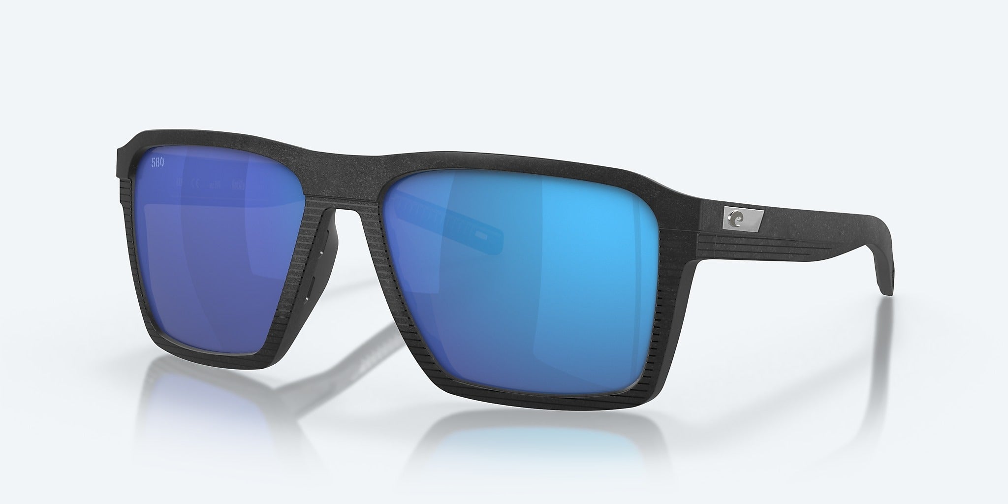 Costa Antille 580G Polarized Sunglasses, in Net Black Frame/Blue Mirror Lens | by West Marine