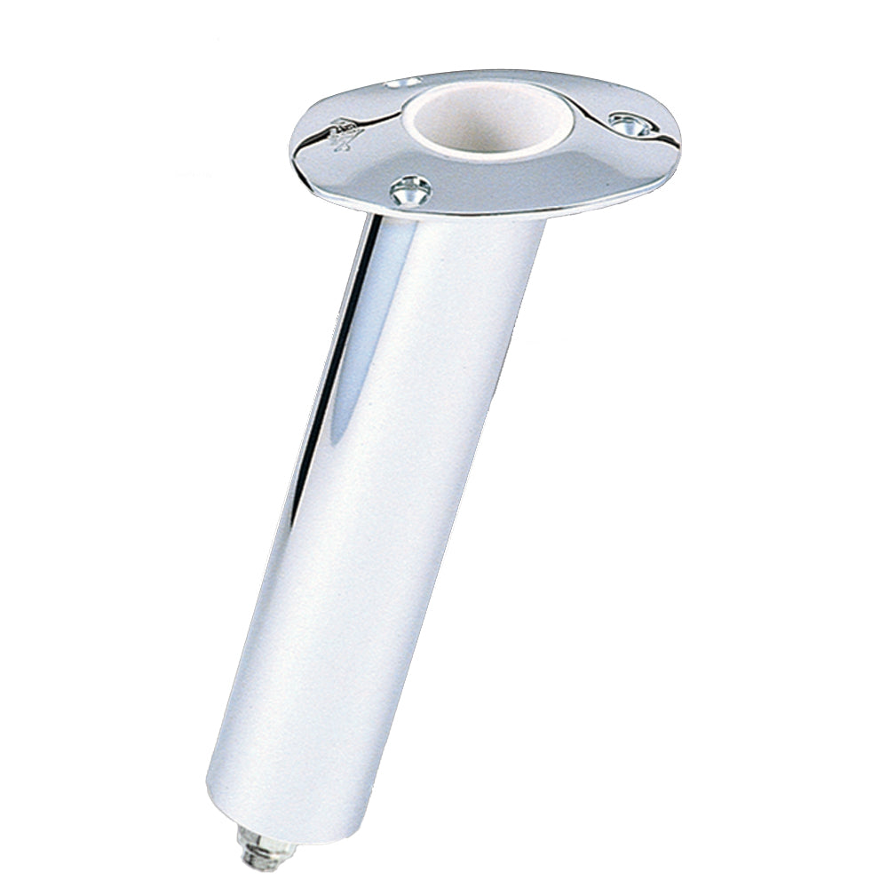 LEES 15° Swivel Base Stainless Steel Rod Holder 2.25" Od