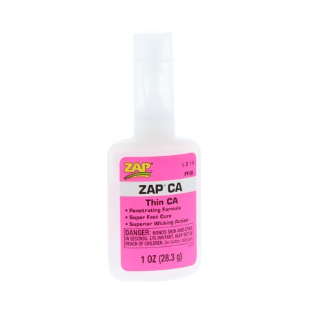 ZAP Gap Glue, 1 oz - Strong Adhesive for Multiple Surfaces