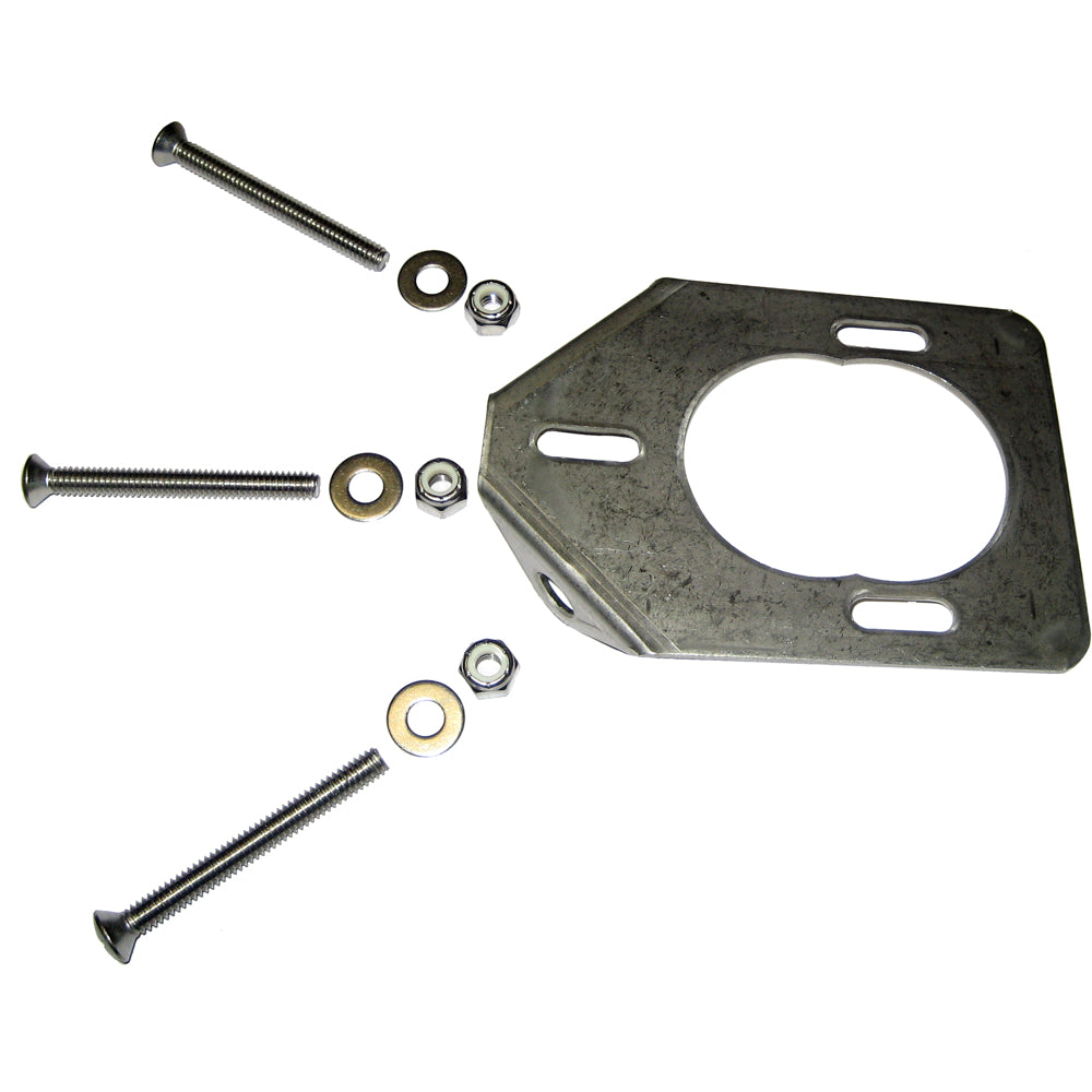 LEES Stainless Steel Backing Plate for Heavy Rod Holders