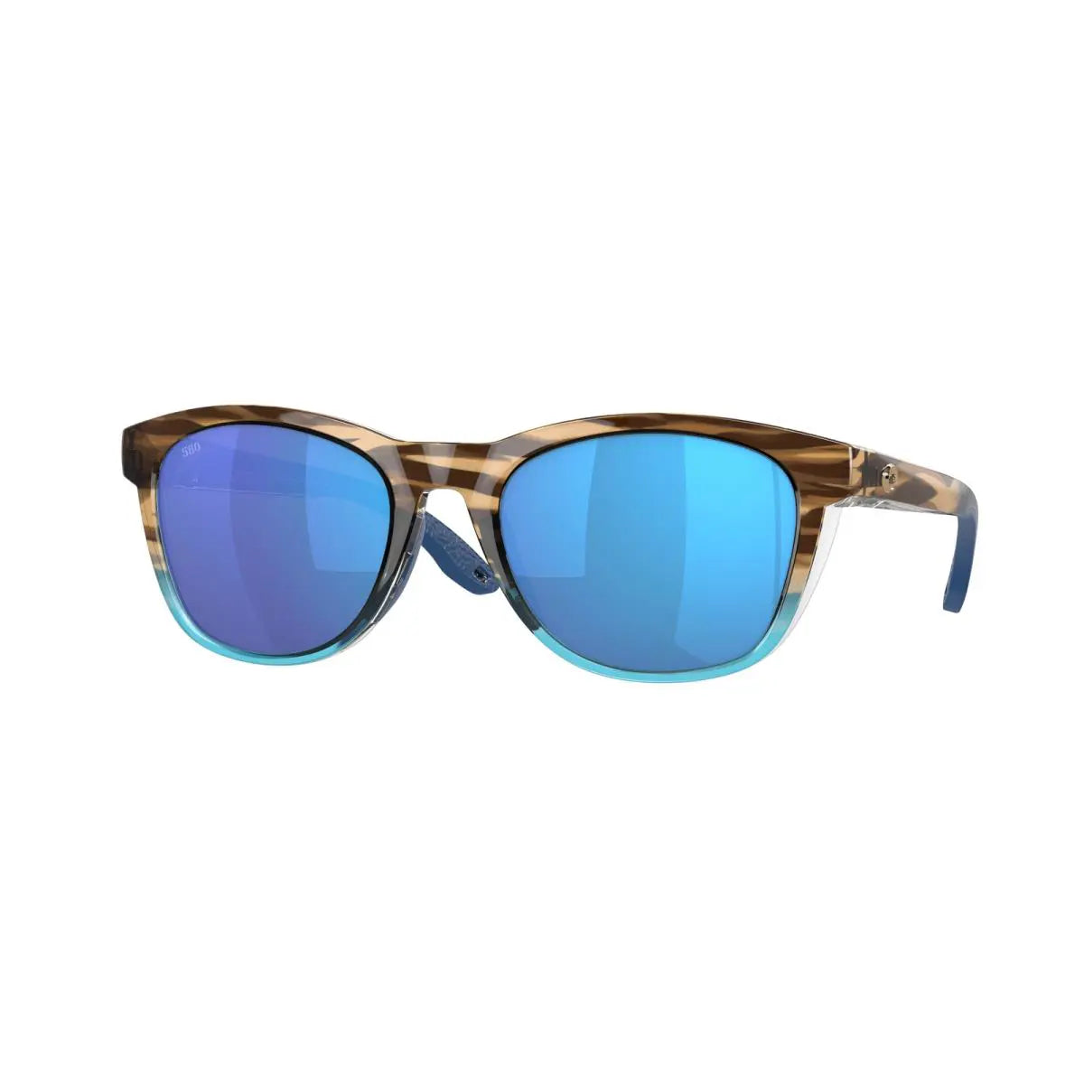 Costa Del Mar Aleta 9108 Sunglasses 910801 - Wahoo - Blue Mirror Women Round