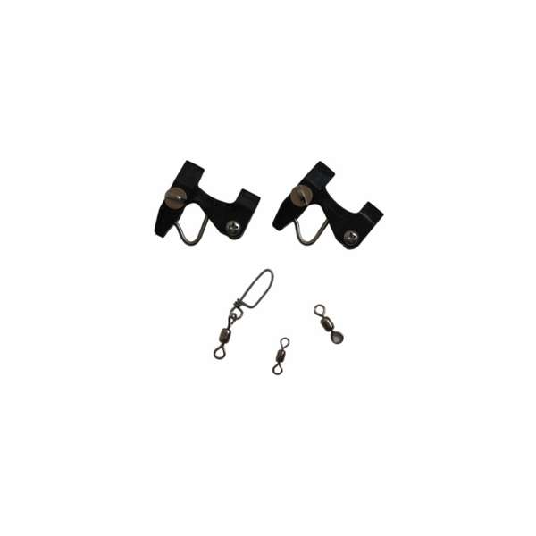 Lewis Fishing 202 Kite Pin Kit 2 Drilled with Swivels