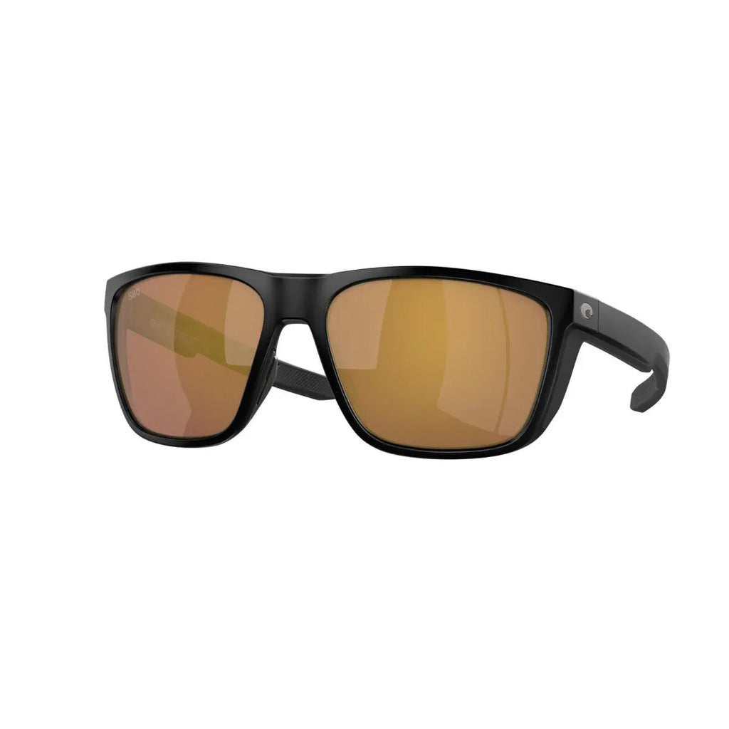 Costa Ferg 580G Polarized Sunglasses, in Matte Black Frame/Gold Mirror Lens | by West Marine