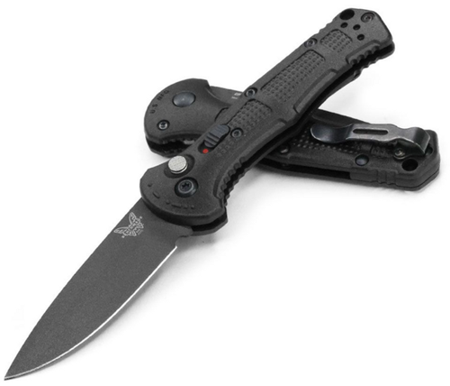 Benchmade Mini Claymore Automatic Knife, 3in Drop-point, Ranger Green