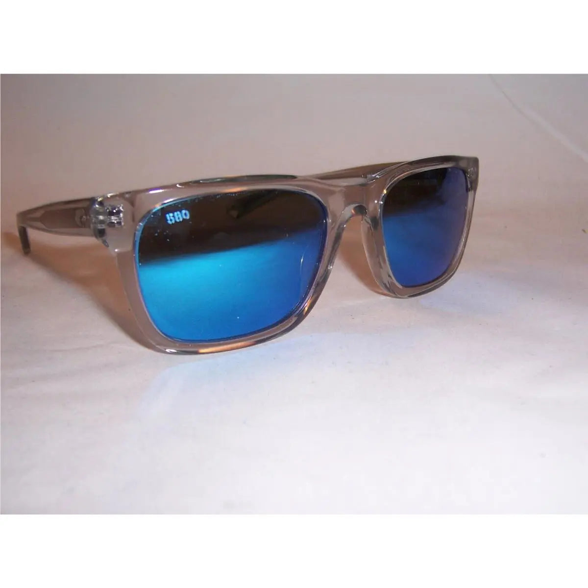 Costa Del Mar Tybee 2003 Sunglasses 200302 - Clear - Blue Mirror 580g Men Rectangle