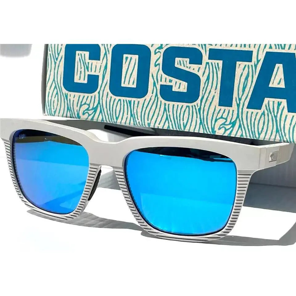 Costa Del Mar Pescador Polarized 902907 Men's Sunglasses Grey Size 55