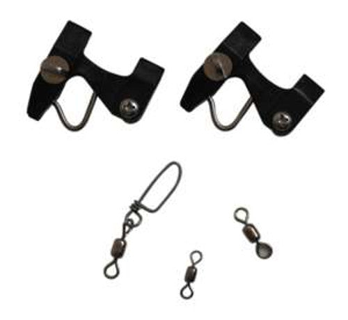 Lewis Fishing 202 Kite Pin Kit 2 Drilled with Swivels