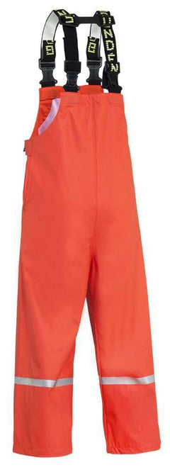 Grundens Zenith Childs Bib Pant - Orange - Size 12