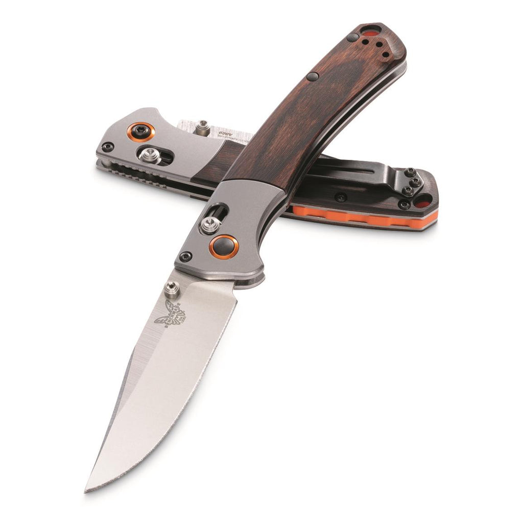 Benchmade Mini Crooked River 3.4" Hunting Folding Knife