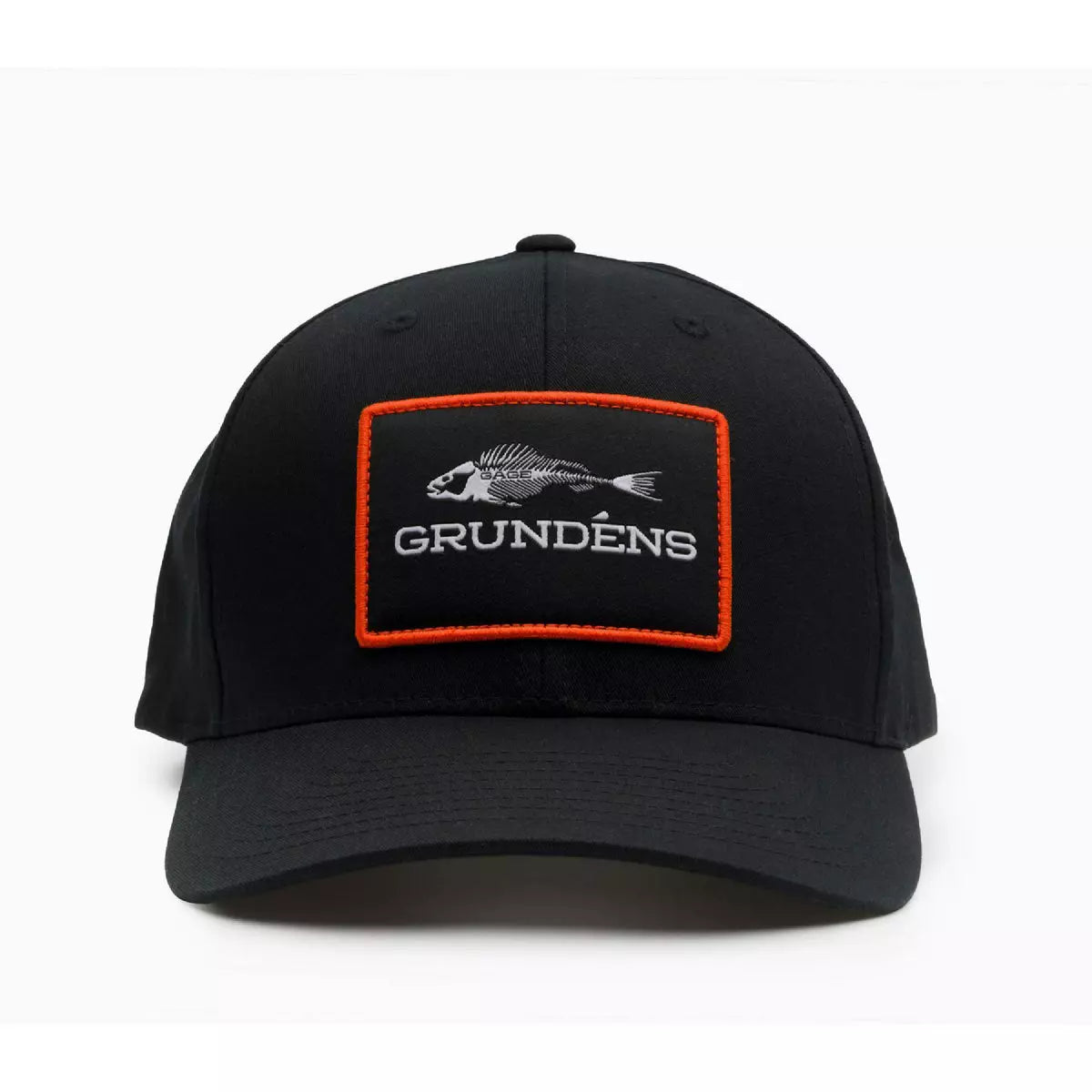 Grundens Fish Bones Trucker 312 Hat, in Black/Charcoal | by West Marine