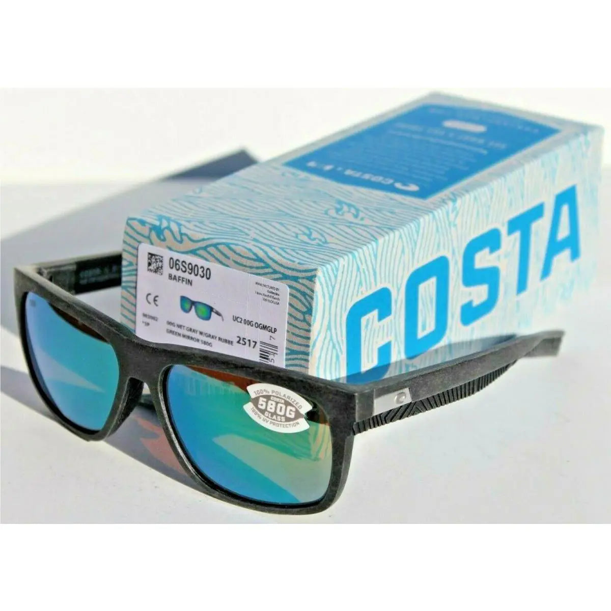 Costa Del Mar Baffin Polarized Sunglasses Grey 58
