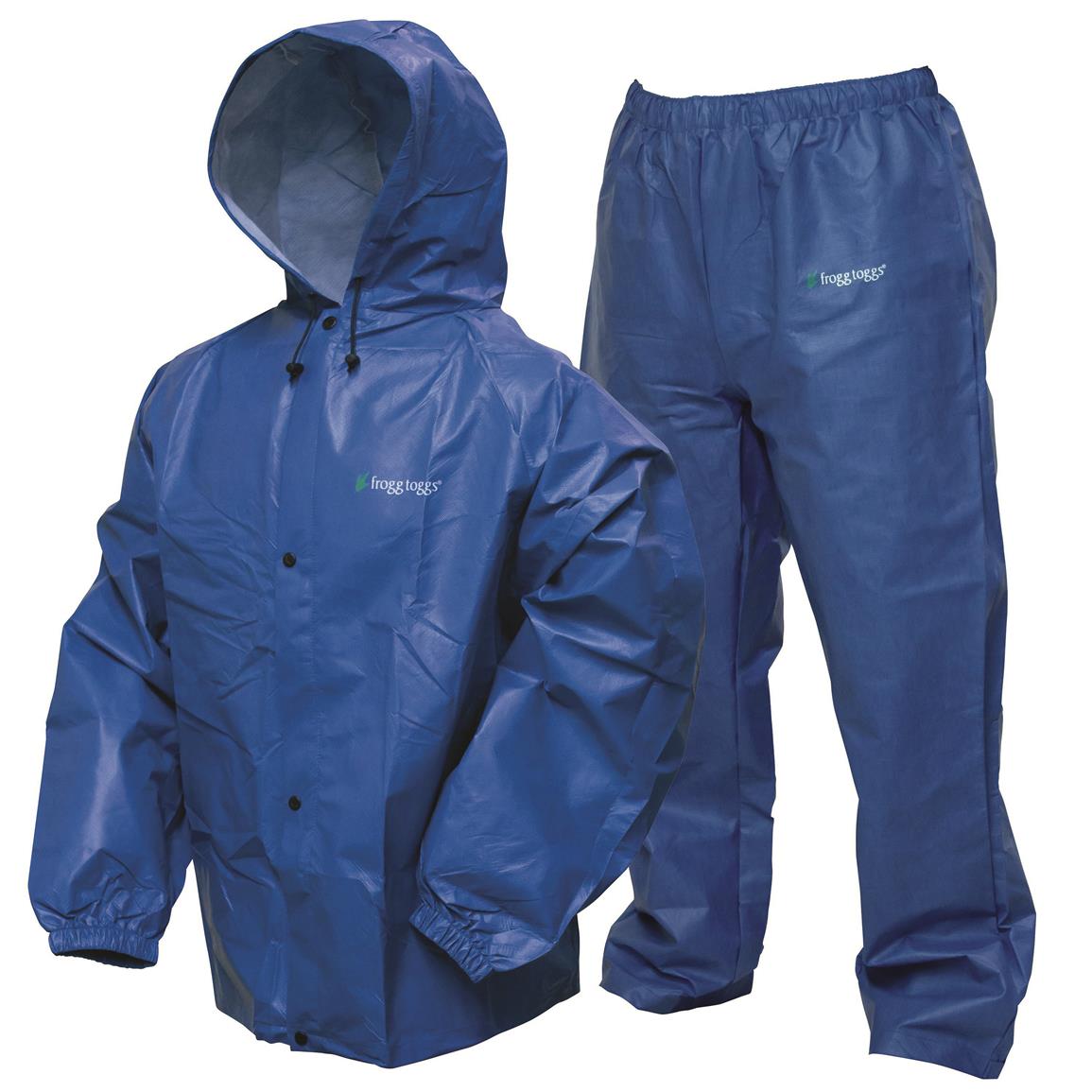 Frogg Toggs Pro Lite Rain Jacket and Pant XL/2XL Royal Blue