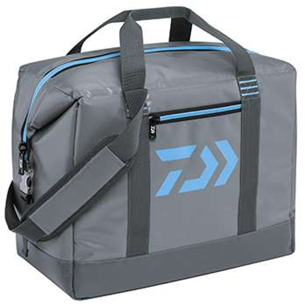 Daiwa D-Vec Soft Sided Cooler, 24 Pack, Grey, DCCS-24C-GRY