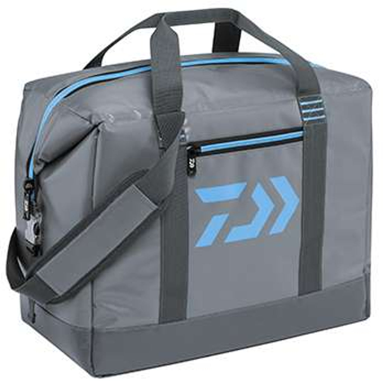 Daiwa D-Vec Soft Sided Cooler, 24 Pack, Grey, DCCS-24C-GRY