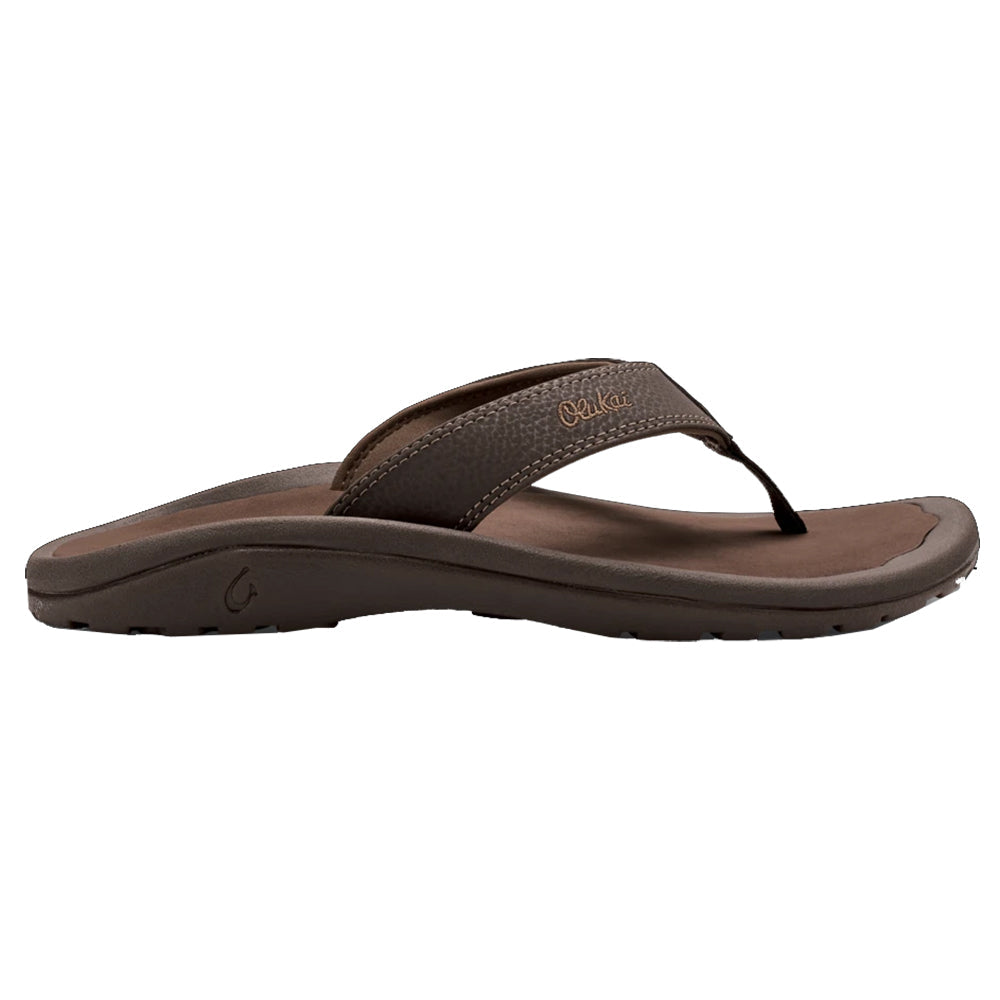 Olukai Ohana Men's Flip-Flop Dark Java - Size 8