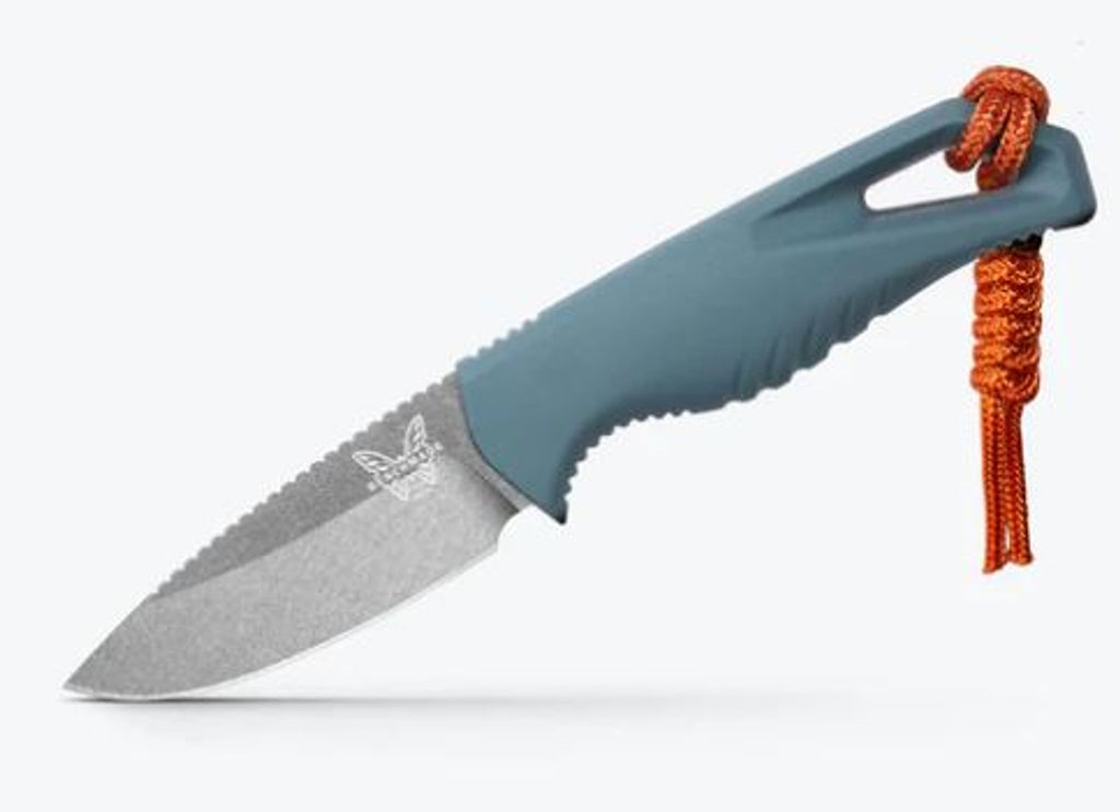 Benchmade 18050 Intersect Knife, 6.55", Drop-Point Blade, Depth Blue