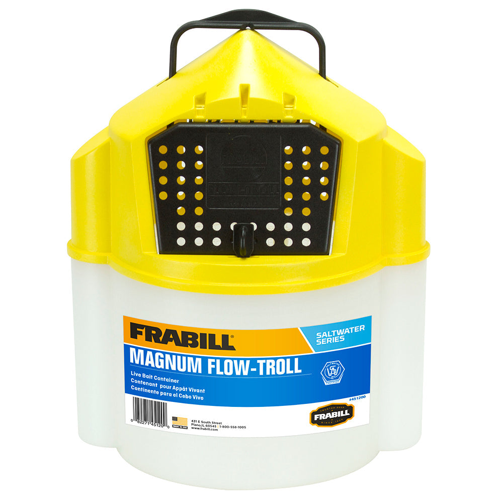 FRABILL Magnum Flow Troll Shrimp Bucket 10-Quart