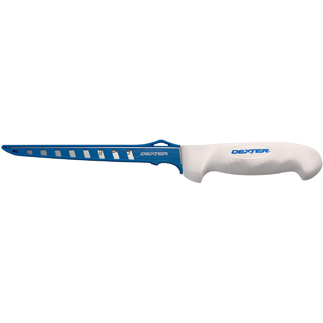 Dexter Russell 8-Inch Wide Flexible Fillet Knife with Guard
