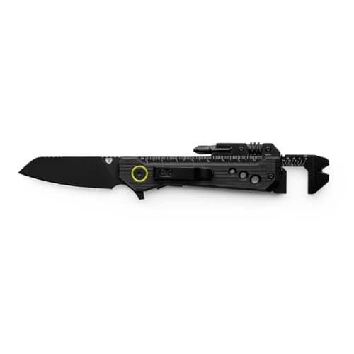 TRUE Smartknife WR 2.5 Inch Black Sheepsfoot Blade 8-in-1 Multi-Tool - TRU-FMK-0022