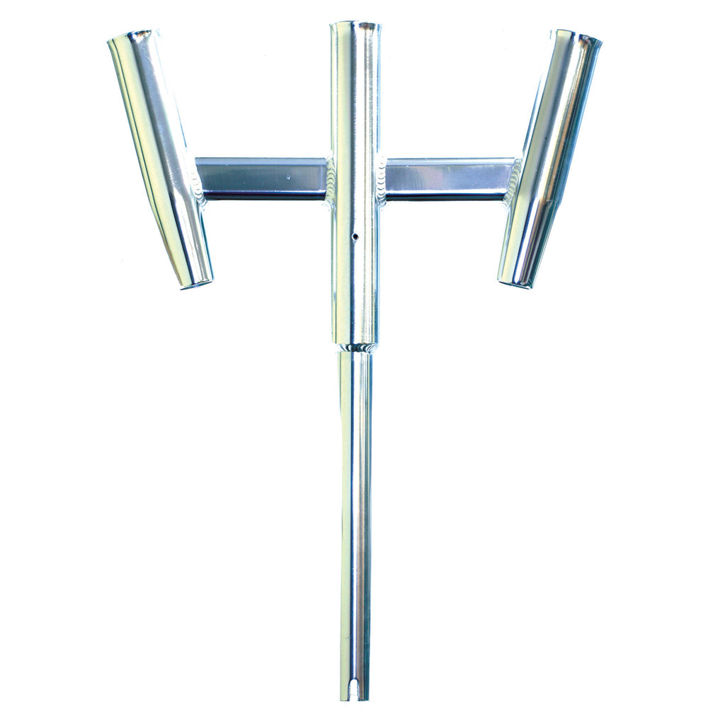 Tigress Triple Aluminum Straight Butt Kite Rod Holder | for Fishing | by West Marine