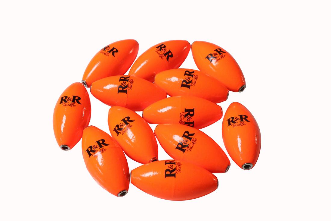 R&ampR Tackle Kite Floats - Lime - 12 Pack