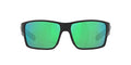 Costa Reefton Pro 580G Polarized Sunglasses, Matte Black/Green