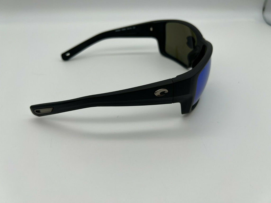 Costa Reefton Pro 580G Polarized Sunglasses, in Matte Black Frame/Blue Mirror Lens | by West Marine
