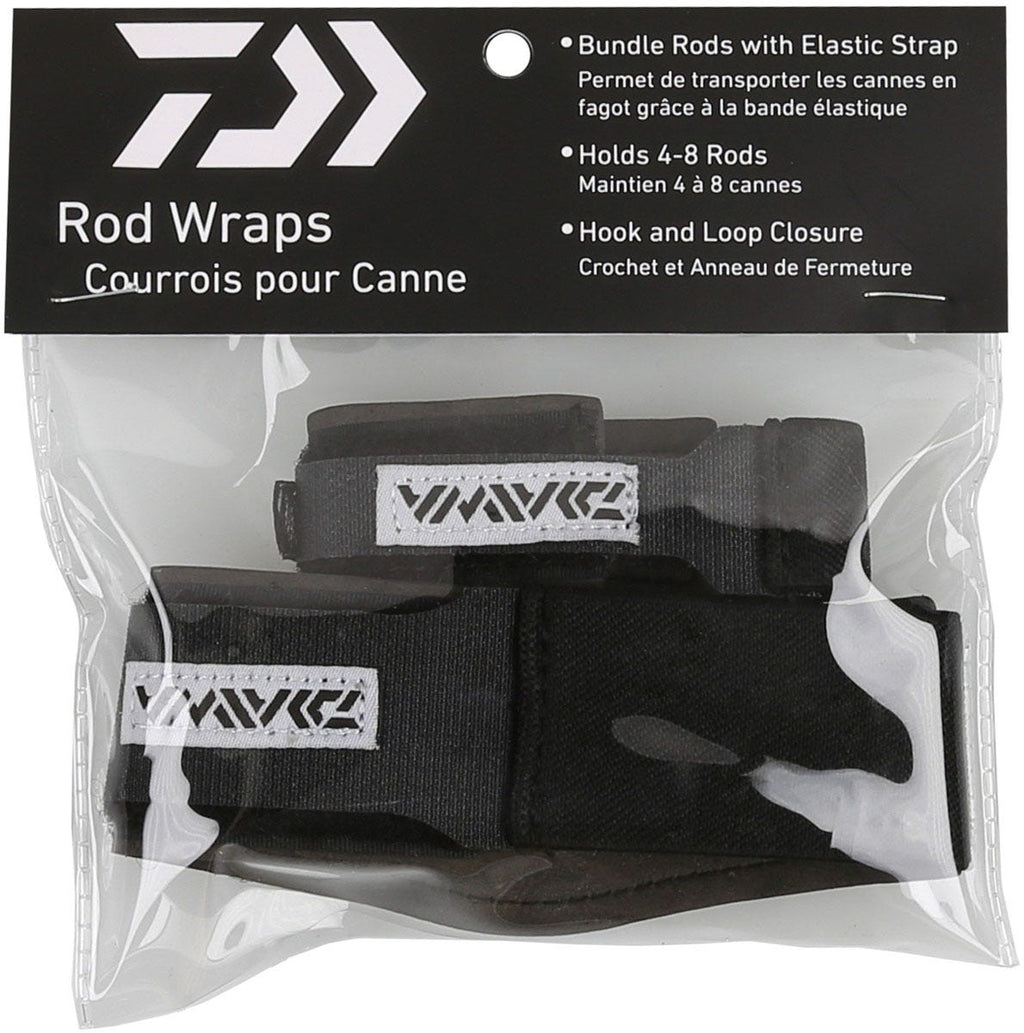 Daiwa D-VEC Deluxe Rod Wrap, Black, DRWP-DLX