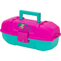Plano Youth Mermaid Tackle Box - Pink/Turquoise, Size S