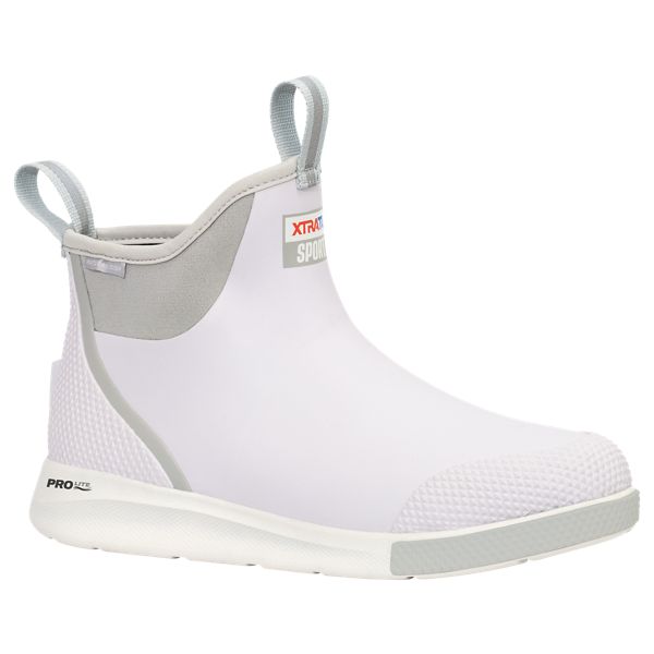 Xtratuf Ankle Deck Boot Sport White, Size US 8