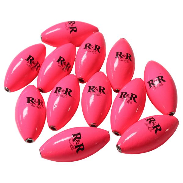 R&ampR Tackle Kite Floats - Pink - 12 Pack