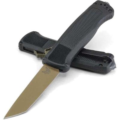 Benchmade Shootout Automatic Folding Knife, 3.51in, CPM-Cru-Wear, Tanto Blade, Flat Earth Handle, 5370FE