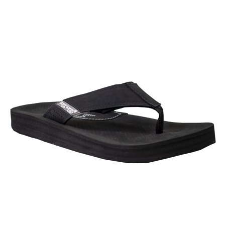 Men's Frogg Toggs Charter Flip Flop Fly Fishing Sandals Black