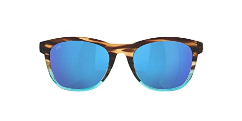 Costa Del Mar Aleta 9108 Sunglasses 910801 - Wahoo - Blue Mirror Women Round